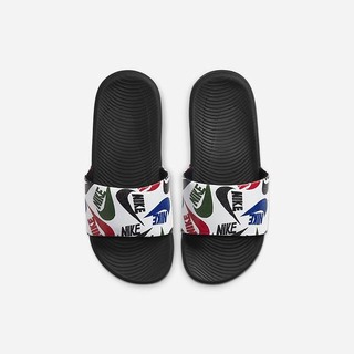 Papuci Nike Kawa SE JDI Baieti Negrii Albi | OPCF-85617
